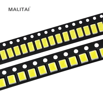 100vnt Originalus SMD Epistar 5730 / 2835 Chip LED lempos 40-55 LM šviesos Diodai Diodų šviesos LED Juostelė Dėmesio, patalpų lemputė