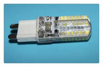 1pcs/daug bazės G9 led šviesos AC220V /110v 10W /7w/9w LED Lemputės G9 LED lempos 96/ 64 Led SMD 3014 lemputė Super šviesus simonas
