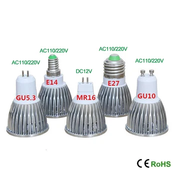 COB LED bombillas e14 led lempos, E27 lemputės GU10 GU5.3 AC220V 9w 12w 15w MR16 12v led lampada Namų Apdailos Ampulä -