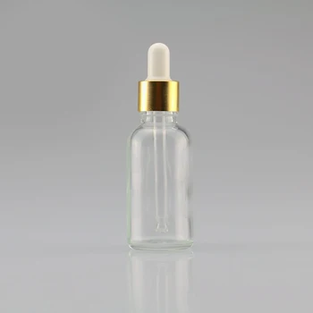 Mini 5 ml-100 ml Skaidraus Stiklo Reagento Skysčio Įpilama Tuščias Kosmetikos Butelis