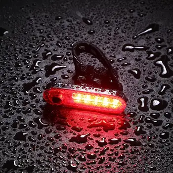 USB Įkrovimo Dviračių Galinis Žibintas Dviračių LED užpakalinis žibintas atsparus Vandeniui MTB Kelių Dviratį Uodegos Šviesos Atgal Lempa Dviratis