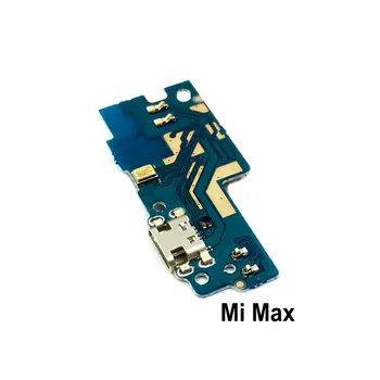 USB Įkrovimo lizdas Dokas Plug Jungtis Mokestis Lenta Su Mikrofonu Flex Kabelis Xiaomi Mi Max 2 Max2 / Max 3 Max3