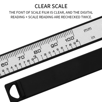 0-150mm Skaitmeninis Vernier Suportas Colių Ir Milimetro Konversijos Matavimo Priemonė Su LCD Elektroninių Ekranas