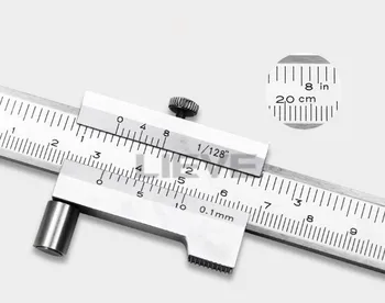 0-200mm 250mm 300mm 400mm Nerūdijančio plieno Lygiagrečiai ženklu vernier suportas žymėjimo matuoklis su Karbido scriber Žymėjimo Matuoklis įrankis
