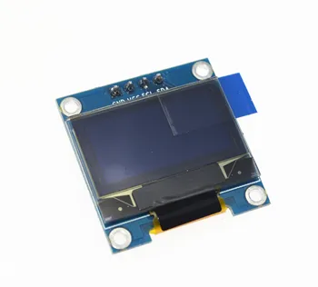 0.96 colių IIC Serijos Baltas OLED Ekranas Modulis 128X64 I2C SSD1306 12864 LCD Ekranas Valdybos GND VCC SCL SDA 0.96