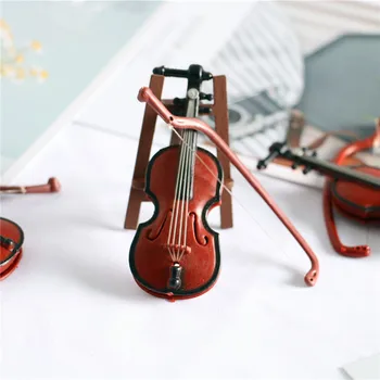 1/12 Lėlių Mini Muzikos Instrumentas, Modelis, Klasikinė Gitara, Smuikas Už Ob11 1/6 Blyth Barbies Lėlės Priedai Scena Modelis
