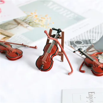 1/12 Lėlių Mini Muzikos Instrumentas, Modelis, Klasikinė Gitara, Smuikas Už Ob11 1/6 Blyth Barbies Lėlės Priedai Scena Modelis