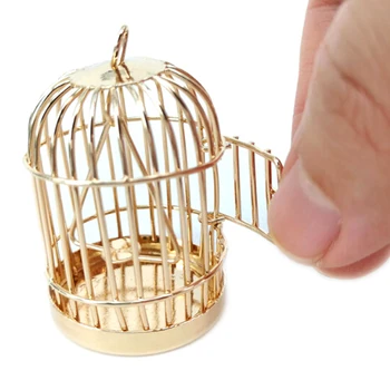 1:12 Miniatiūriniai Lėlių Baldai, Metalo Paukštis Narve Lėlių Dekoro Lėlių Birdcage
