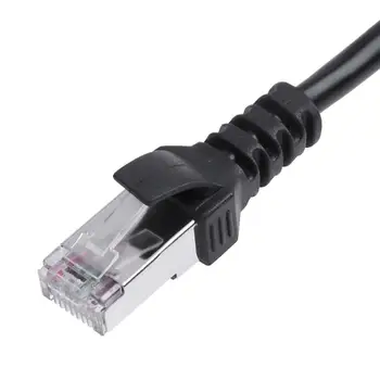 1 2 LAN Lizdas, Ethernet Tinklo RJ45 Kištuko Splitter Extender Adapteris Jungties Kabelio prailginimo Kabeliai, skirti Perjungti ADSL Maršrutizatorius