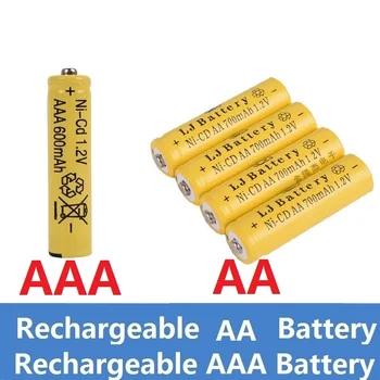 1.2 v Ni-CD/Ni-MH Baterijos( AA/AAA baterijos) 600mAh / 700mAH Ličio Li-ion Baterija Žibintuvėlis lazerio Žaislai baterija