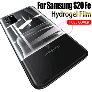 1-2 VNT. Baterijos Dangtelio Plėvelės Samsung Galaxy S20 S 20 Fe 4G/5G Hidrogelio Filmas Apie Sumsung Glaxy S20 Fe S20Fe Atgal Apsauginės Plėvelės