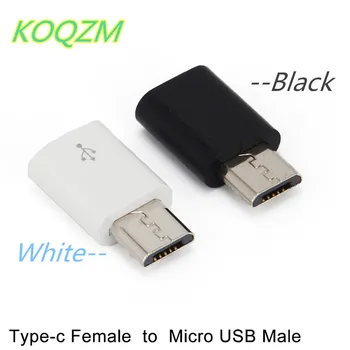 1/2vnt C Tipo Moterų Jungtis, Micro Male USB Adapteris Įkrovimo Konverteris Duomenų Adapteris Didelės Spartos mobilusis Telefonas Priedai