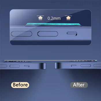 1/2vnt Kameros Apsauginis Stiklas skaidrus Objektyvas Filmas iPhone12 Mini Visą Dangtelį Objektyvo Ekrano apsaugos iPhone12 Pro Max