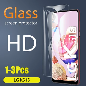 1-3 Vnt. Visą Grūdintas Stiklas LG K51S Screen Protector 2.5 D 9h grūdintas stiklas LG K51S Apsauginės Plėvelės