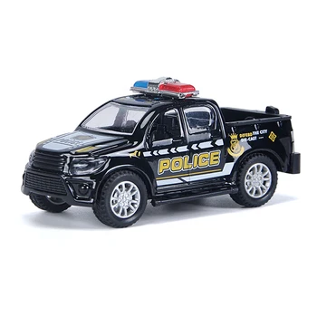1:43 Lydinio Diecast Pikapas Sunkvežimiai Vaikams Policijos Serijos Automobilių Žaislai Modelis Traukti Atgal Priešgaisrinės Gelbėjimo Priemonės Žaislas Berniukams, Vaikams, Dovanų S029