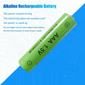 1-4PCS Naujas Prekės ženklas AAA Baterijos 2100mah 1,5 V Alkaline AAA tipo akumuliatorius, skirtas Nuotolinio Valdymo Žaislas šviesos Batery