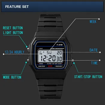 1/5pcsMen Sporto Skaitmeninis Laikrodis LED Vandeniui Riešo Žiūrėti Vyrų Analoginis Skaitmeninis Karinės Armijos Elegantiškas Elektroninis Laikrodis