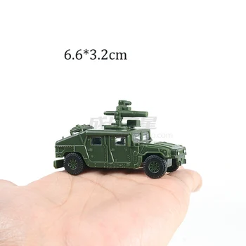 1:72 4D Hummer Raketų Žaibo Sunkvežimių Nemokamai Klijai Surinkti Modelį Karinės Vaikų Žaislas Berniukui Dovana