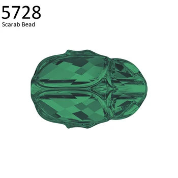 (1 gabalas) 5728 Scarab Granulių 12mm Originalus iš Swarovski kristalai, pagaminti Austrijoje prarasti cirkonio 