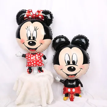 1 nustatyti Naują erdvę Mickey Minnie Mouse Folija Balionai Animacinių filmų Balons Gimtadienio Apdailos Vaikai Kūdikio dušas Šalis Žaislai 