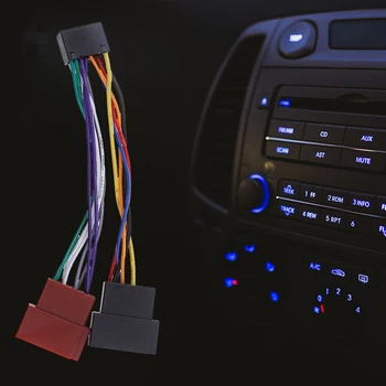 1 Vnt Automobilių Laido Adapteris Skirtas Pajungti Kenwood / JVC Auto Stereo Radijo ryšio Standartas ISO Jungties Adapteris 16 Pin Plug Kabelio-Žaisti