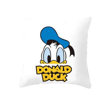 1 vnt Disney Mickey Mouse Minnie ančiukas Donaldas Pagalvėlė padengti Sofos pagalvės užvalkalą Kalėdų dekoracijas 45x45cm be pagalvės