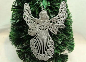 1 VNT Kalėdų prekių Aukso milteliai angelas Kalėdų eglutės papuošalus Kalėdų medžio pateikti papuošalai 