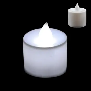 1 VNT Kūrybos LED Žvakė Spalvotų Lempų Modeliavimas Spalvos Liepsna Arbata Šviesos Namuose Vestuvių, Gimtadienio Apdailos Lašas Laivybos