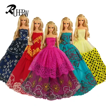 1 Vnt Mados Vestuvių Suknelė Princesė Suknelė Suknelė Drabužius Suknelė Barbie doll suknelė Nemokamas pristatymas