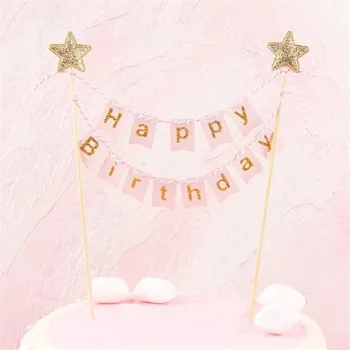 1 vnt saldus VIENERIUS metus pompon tortas topper gimtadienio tortas dekoravimo, kūdikių dušas vaikams gimtadienio naudai prekes