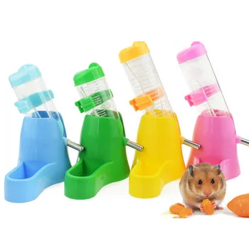 1 Vnt Smulkių Gyvūnų Reikmenys, Plastikiniai 3 Stilius 3 1. Maisto Konteinerį Pet Geriamojo Butelių Žiurkėno Vandens Butelis