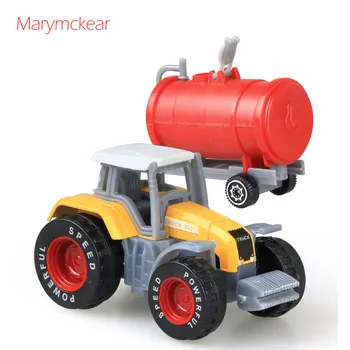 1 Vnt Žaislo Traktoriaus Ūkininkas Automobilių Mini Automobilio Modelio, Pikapas Žaislai Berniukams 4 Spalvų Traktoriaus Juguete Nuimamas Diecast Žaislas Sunkvežimis