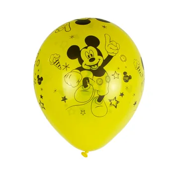 10/20pcs/daug Minnie Balionai Mickey Mouse Gimtadienio Dekoracijas, Baby Shower Mergina Balionas Vaikams, Oro Globos Dekoras