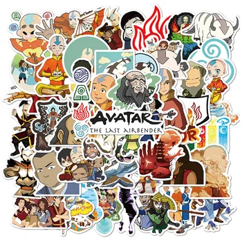 10/30/50pcs Anime Avatar The Last Airbender Motociklų Lipdukai Automobilio Bagažo Nešiojamas Dviračių su Riedlentė Animacinių filmų Lipdukas Vaikams, Žaislai