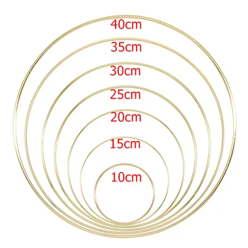 10-40cm Aukso Metalo Žiedas Žiedai 