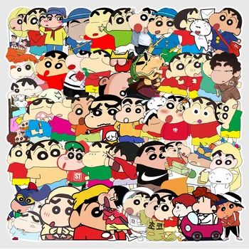 10/50PCS/daug Japonija, Anime, Crayon Shin-chan Lipdukai Vaikams Mielas Animacinių filmų Juokinga Shin chan Sticke Lipdukai