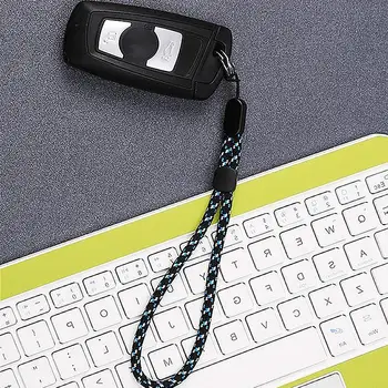 10 VNT 17 Cm Aukščio Rankos Riešo Virvelę Dirželis String Mobiliojo Telefono Klavišus Keychains USB 