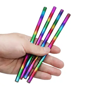 10 vnt Vaivorykštė pieštuku lazerio kino HB core pieštuku kūrybos naujovė reklaminių dovanų pieštuką asmenybės raštinės reikmenys