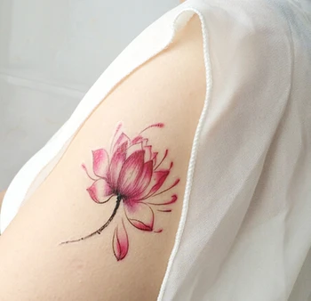 10 X 6 cm spalvinga gėlių body art grožio makiažas atsparus vandeniui laikina tatuiruotė