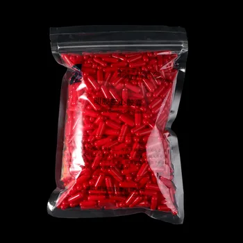 1000Pcs/Krepšys Raudona Želatina Tuščios Kapsulės Tuščiaviduriai Želatinos Kapsulės Tuščias Tabletes, Kapsulės Asmens Sveikatos Priežiūros Tabletes Atvejais, Šakotuvai