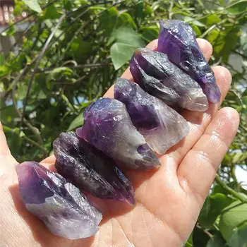 100g Natūralus Ametistas Taško Kvarco Kristalo Akmens Violetinė Mineralinių Namų Dekoro Amatai