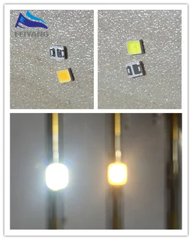 100vnt 0.2 W SMD 2835 LED Lempos Granulių 20-25lm Balta/Šiltai Balta SMD LED Karoliukai LED Lustas DC3.0-3.6 V, Visų Rūšių LED Šviesos