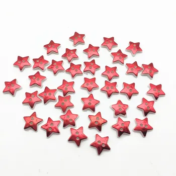 100vnt 12,5 mm, Metalo Blizga Red Star 2 Skyles Siuvimo Suknelė Mygtukus, Marškinėliai, Drabužiai, Aksesuarai, užrašų knygelė 