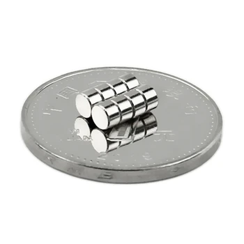 100vnt Neodimio N35 Dia 3mm X 1,5 mm Stiprūs Magnetai Maža Disko NdFeB Retųjų Žemių Amatų Modeliai Šaldytuvas Klijuoti magnetas 3x1.5mm