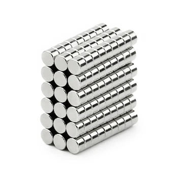 100vnt Neodimio N35 Dia 3mm X 1,5 mm Stiprūs Magnetai Maža Disko NdFeB Retųjų Žemių Amatų Modeliai Šaldytuvas Klijuoti magnetas 3x1.5mm