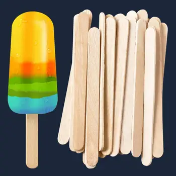 100VNT Popsicle Stick Ice Cube Maker Kremas Įrankiai Modelis Specialios Paskirties Medinių Amatų Stick Saldainis Pelėsių Priedai