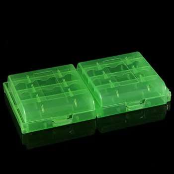 10boxes/daug Plastiko Baterijų Laikiklis Dėžutė Organizatorius Konteinerių AA Ir AAA tipo Baterijos Laikymo Dėžės Atveju Padengti AA & AAA Baterijos