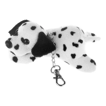 10cm, Ilgis Keychain Pliušinis Žaislas Aukštos Kokybės Bostonas Bull Terjeras Čihuahua Dalmatijos Sharpei Šunys Metalo Key Chain Pakabukas Bag