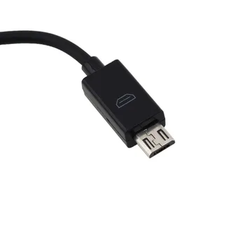 10CM USB 2.0 A-Micro B Duomenų Sinchronizavimo Įkrovimo Kabelį, Laidą Skirtą KOMPIUTERĮ, Nešiojamąjį kompiuterį