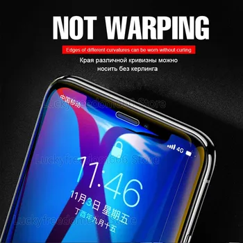 10D Visas Dangtelis Apsauginis stiklas iphone 6s Grūdintas stiklas iphone 11 pro max Screen Protector, iPhone, SE 2020 m. 8 7 stiklo